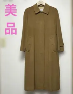 超希少✨️バーバリー カシミヤ ヘリンボーン ステンカラー ロング コート 超希少✨️バーバリー カシミヤ ヘリンボーン ステンカラー ロング