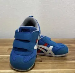 asics ベビーシューズ　青色　アシクッス　14cm
