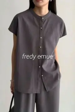 freddy emue ジョーゼットフレンチスリーブBL （チャコールグレー）のサムネイル