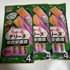 いなば ちゅ〜る テリーヌ ビーフ 4本入×3袋のサムネイル