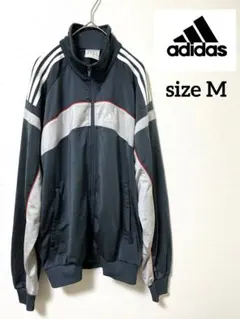 【人気色】　希少デザイン　00s adidas バイカラー　トラックジャケット