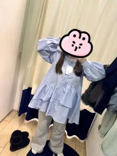 AS KNOW AS plus マルチWAY ティアードチュニック シャツのサムネイル