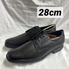 アシックス　テクシーリュクス　レザー　プレーントゥ　ビジネスシューズ