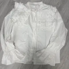 merry jenny frilly セーラーカラーブラウス 白