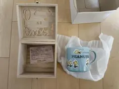 【新品】スヌーピーPEANUTS磁器カップ木箱付