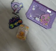 平成レトロ たまごっち系 キーホルダー ポーチ　ロゼちゃん　 まとめ売り