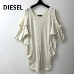 DIESEL ディーゼル レーヨン ポンチョブラウス 襟付きシャツ ブラウス 