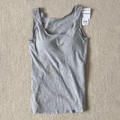新品　GUNZE カップ付きタンクトップ グレー　Lサイズ