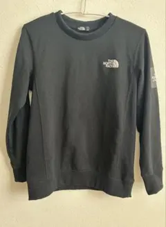 ノースフェイス　キッズ　スクエアロゴクルー　ブラック　150㎝