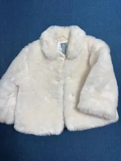 GAP babyGap ホワイトファーコート　子供用　110cm