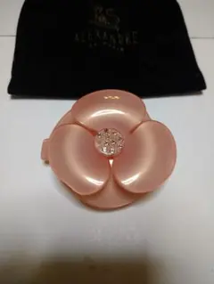 アレクサンドルドゥパリ カメリア　バレッタ　ピンク