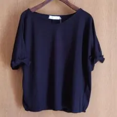 ワールド ★新品 袖リボン カットソー