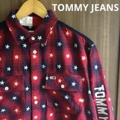 たか。様専用TOMMY JEANS 星柄ブラッシュフランネルチェックシャツ
