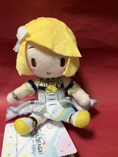 プロセカ　ふわぷちミニぬいぐるみ　鏡音リン