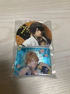 刀ミュ 浦島虎徹 長曽祢虎徹 乱舞博覧会 アクリルメモスタンド 缶バッジ