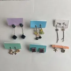 イヤリング 6点セット