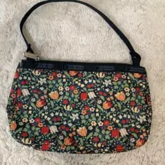 レスポートサック　ハンドバッグ　ポーチ　花柄　ミニバッグ