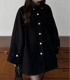 callautia ゴールドボタンミドルコート