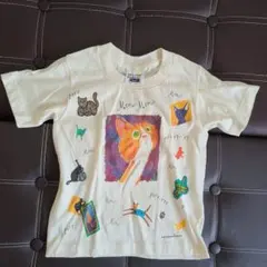 rel-e-vant products ネコ Tシャツ 2-4Yヴィンテージ　猫