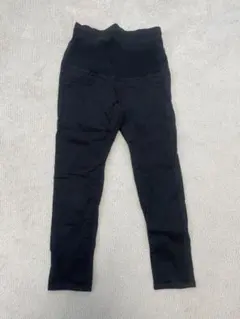 マタニティパンツ ブラック S レプシィム