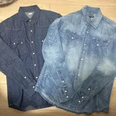 semanticdesign デニムシャツ 2点セット Sサイズ