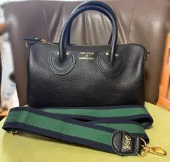 ヤングアンドオルセン　フレームワーク別注　ミニボストン　ストラップ付き YOUNG＆OLSEN】別注ミニボストン ストラップ付き フレームワーク