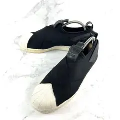 ✨美品✨ adidas スーパースター スリッポン 黒 23