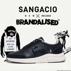 サンガッチョ　にゅスニーカー　バンクシー　メンズ 27cm　新品　未使用　箱付 サンガッチョ Sangacio ブランダライズド BRANDALISED にゅBLOW