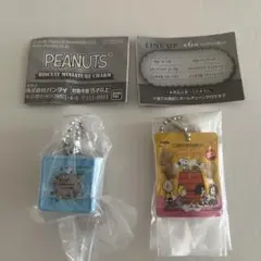 ピーナッツ　ビスケットミニチュアチャーム　ガチャガチャ　カプセルトイ　スヌーピー