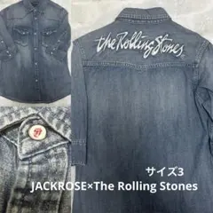 JACKROSE×THE ROLLING STONES　デニムダンガリーシャツ