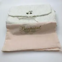 ボンポワン Bonpoint おむつポーチ 白 - メルカリ