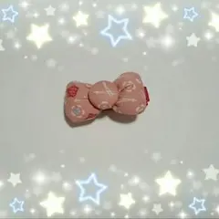 和柄 キティちゃん風 ぷっくりリボン