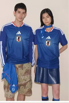 adidas 日本代表　ビッグフラッグ　バンダナ　サムライブルー　ハンカチ