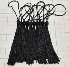 タッセルパーツ 黒10本のサムネイル