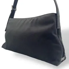 美品 COACH コーチ ショルダーバッグ ワンショルダー 肩掛け ナイロン 黒