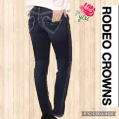 RODEO CROWNS ハートリボンポケット スキニー 25