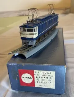 【美品】KATSUMI EF60型 HOゲージ 鉄道模型ブルートレイン色のサムネイル
