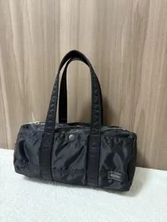【美品】ポーター／タンカー　ミニボストンバッグ　ダッフル　ナイロン　黒