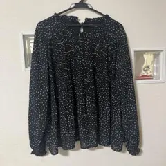 ESSEME エシーム ドット ブラウス