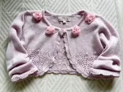 Petit Patals 薄紫 カーディガン 104cm フォーマル　発表会