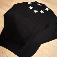 ★☆美品GIVENCHY ジバンシー クルーネックニット ブラック黒S★☆