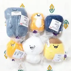 未開封　お文具といっしょ　ふわふわぬいぐるみ　６種セット　コンプリート