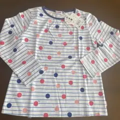 最終値下げ新品未使用タグ付きミキハウスMIKIHOUSEロンTカットソー120