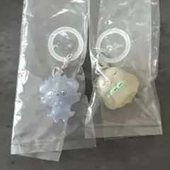 【ポケピース めじるしガチャマスコット】 モクロー ニャスパー