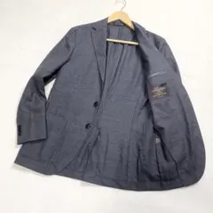 美品　グリーンレーベルリラクシング×カノニコ テーラードジャケット　グレー S