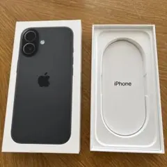 Apple iPhone 16 Black 256GB 空箱 - メルカリ