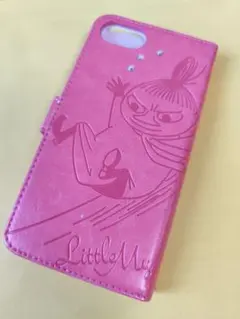 iPhoneSE3/SE2/8/7手帳型ケースカバームーミンリトルミィのサムネイル