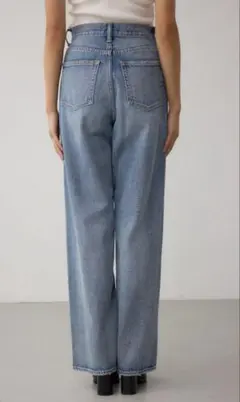 AZUL DENIM ハイウエストワイドデニム