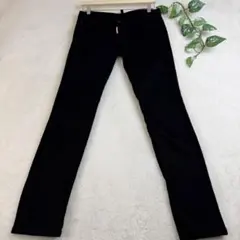 DSQUARED2 Jennifer Jean ブラックデニムパンツ 38のサムネイル