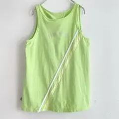 ミカランセ　フィットネスウェア　タンクトップ　ライム　ミカノ